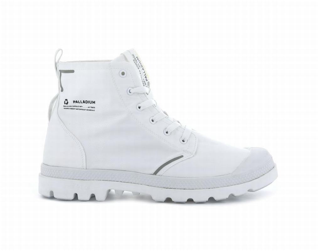 Palladium Pampa Lite+ Recycle Wp+ Women's Waterproof Boots White (LABC73258)